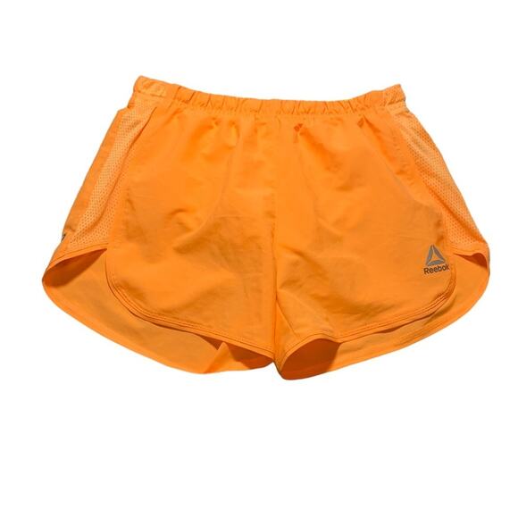 Reebok Athletic Running Shorts Neon Orange Size XS - Picture 1 of 9